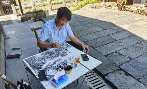 长沙市美协国画艺委会走进湘西龙山惹巴拉写生线上作品展(图12)