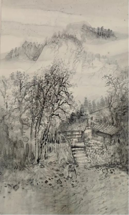 长沙市美协国画艺委会走进湘西龙山惹巴拉写生线上作品展(图14)