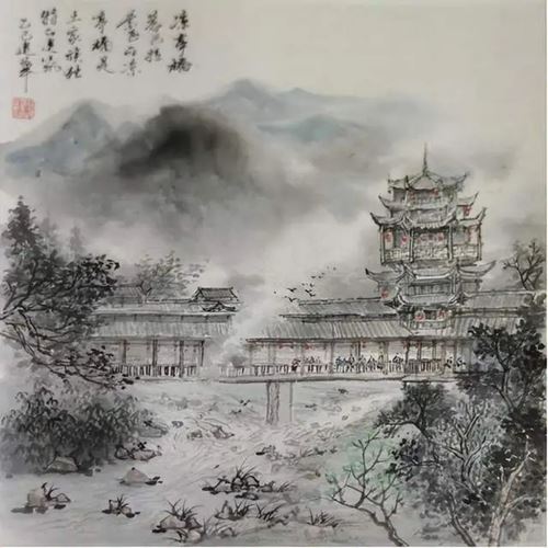 长沙市美协国画艺委会走进湘西龙山惹巴拉写生线上作品展(图18)