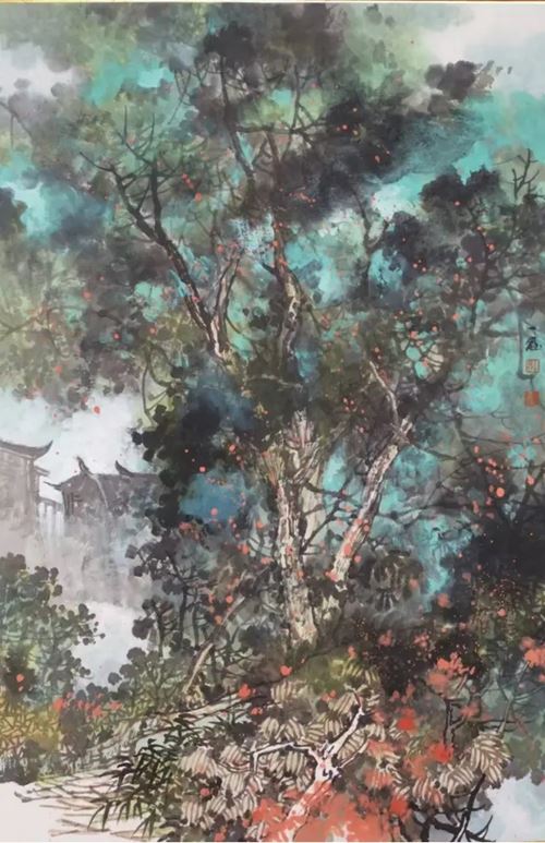 长沙市美协国画艺委会走进湘西龙山惹巴拉写生线上作品展(图22)