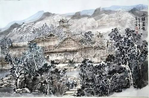 长沙市美协国画艺委会走进湘西龙山惹巴拉写生线上作品展(图29)